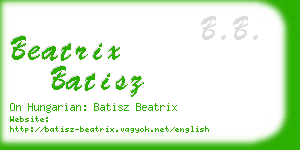 beatrix batisz business card